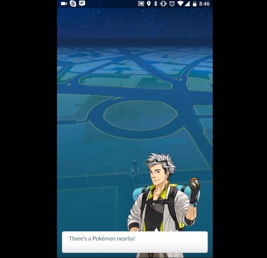 Professor Willow appears on the new Pokémon GO game for Android and iOS