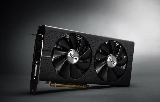 The Sapphire RX 480 is displayed