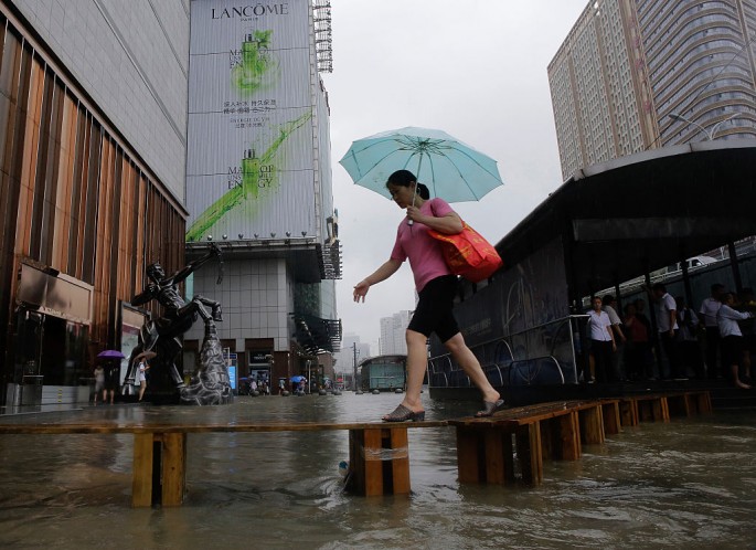 Flood sweeps Wuhan due to torrential rains brought by the monsoon.