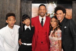 Jaden Smith, Willow Smith, Will Smith, Jada Pinkett Smith and Trey Smith attend the 'After Earth' premiere at Ziegfeld Theater on May 29, 2013 in New York City. 