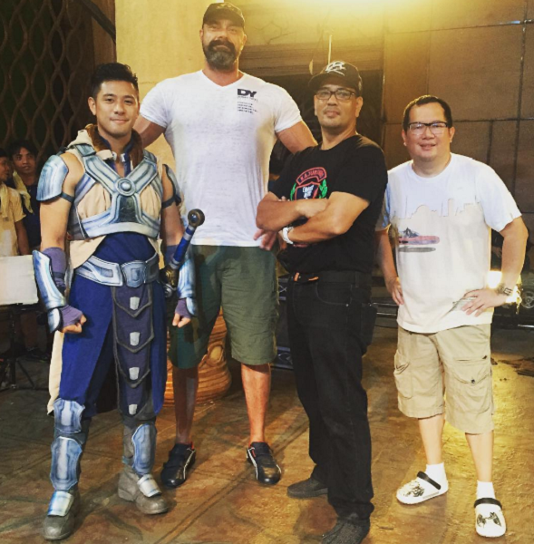 'Game of Thrones' alum Conan Stevens visits the set of the Filipino fantasy series 'Encantadia.'