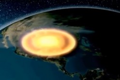 Chixulub asteroid strike off the Yucatan 66 million years ago.