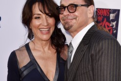 Actress Katey Sagal (L) and husband executive producer Kurt Sutter arrive at the season 7 premiere screening of FX's 'Sons of Anarchy' at the Chinese Theatre on September 6, 2014 in Los Angeles, California.