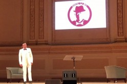 Zhou Libo entertains the crowd at Stern Auditorium/Perelman Stage at Carnegie Hall in New York City on July 8, marking his debut at the eminent performance venue.