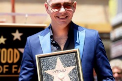 Rapper Pitbull receives his star on Friday, July 15, 2016