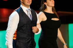 Shane McMahon and Stephanie McMahon arrive for a birthday celebration of their father, WWE Chairman Vince McMahon.