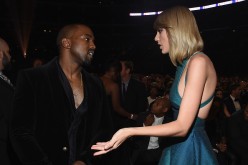 Recording Artists Kanye West and Taylor Swift attend The 57th Annual GRAMMY Awards at the STAPLES Center on February 8, 2015 in Los Angeles, California. 