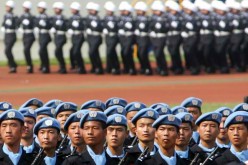 Anti-terror drill held in Chongqing.