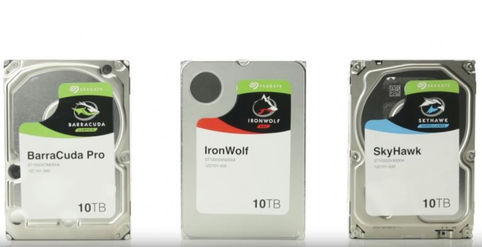 The new Seagate hard drives under the Guardian Series
