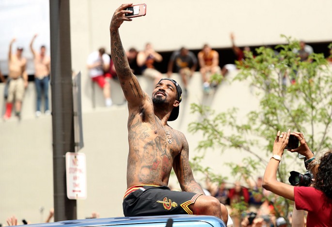 Cleveland Cavaliers shooting guard JR Smith.