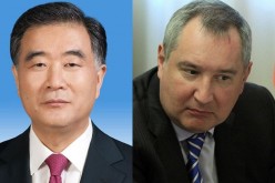Wang Yang and Dmitry Rogozin