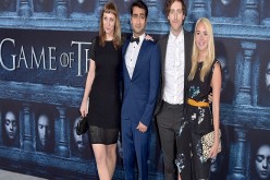 (L-R) Emily V. Gordon, Kumail Nanjiani, Thomas Middleditch, and Mollie Gates attend the premiere of HBO's 'Game Of Thrones' Season 6 at TCL Chinese Theatre on April 10, 2016 in Hollywood, California. 