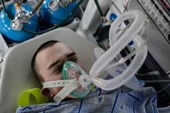Liquid breathing technology test in Russia.