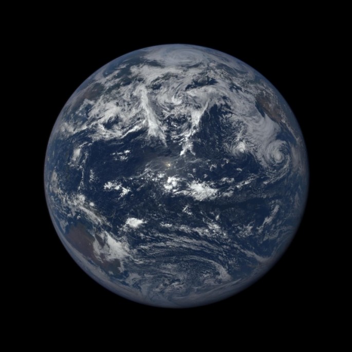 Latest image of Earth taken by DSCOVR's EPIC camera, last July 17.