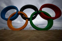 Rio 2016 Olympic Games: Copacabana gets Olympic Rings made of recycled plastic.