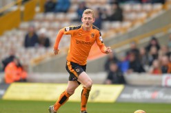 George Saville of Wolverhampton Wanderers during the Sky Bet Championship match between Wolverhampton Wanderers and Derby County at Molineux on Feb. 27, 2016, in Wolverhampton, United Kingdom.