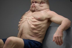 This is Graham, a human sculpture who has evolved from being able to survive car crashes.