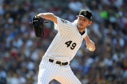 Chris Sale throws a pitch during the 87th Annual MLB All-Star Game at PETCO Park on July 12, 2016.