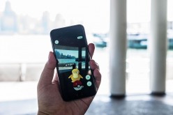 Pokemon species Psyduck is seen in the Pokemon Go game on July 25, 2016 in Tsim Sha Tsui, Hong Kong. 'Pokemon Go,' which has been a smash-hit across the globe was launched in Hong Kong on 25th July. Since its global launch, the mobile game has been an une