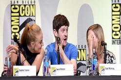 (L-R) Actors Sophie Turner, Iwan Rheon and Faye Marsay attend the 'Game Of Thrones' panel during Comic-Con International 2016 at San Diego Convention Center on July 22, 2016 in San Diego, California. 
