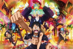 The official poster for the huge manga hit film, One Piece Film Gold.