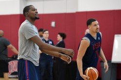 Kevin Durant and Klay Thompson