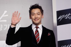 Actor Rain attends a press conference for 'Soar Into The Sun' during the 16th Busan International Film Festival (BIFF) at Shinsegae Department Store on October 7, 2011 in Busan, South Korea.