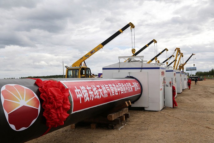 China started building the Chinese section of the China-Russia natural gas pipeline in June last year.