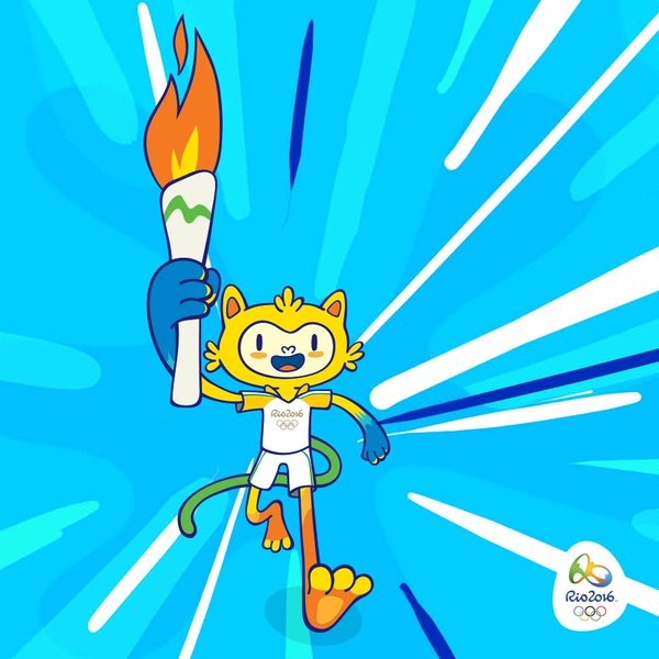 Vinicius, the official mascot for the 2016 Rio Olympics, will appear in the various merchandise for the Games.