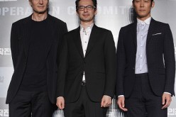 Actor Liam Neeson, director John Lee and actor Lee Jung-Jae attend the press conference for 'Operation Chromite' on July 13, 2016 in Seoul, South Korea. 