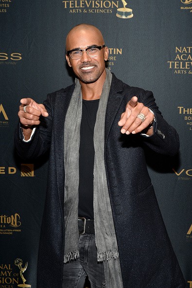 Actor Shemar Moore poses in the press room at the 43rd Annual Daytime Emmy Awards at the Westin Bonaventure Hotel on May 1, 2016 in Los Angeles, California. 