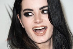 WWE superstar Paige arrives for WWE RAW at 02 Brooklyn Bowl on April 18, 2016. 