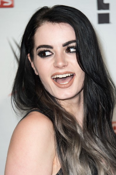 WWE superstar Paige arrives for WWE RAW at 02 Brooklyn Bowl on April 18, 2016. 