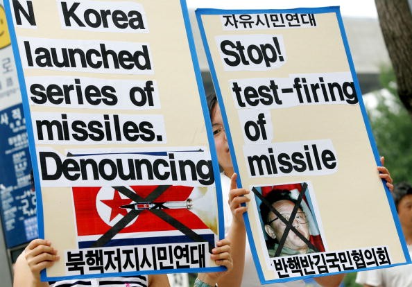 North Korea fired a ballistic missile off Japanese waters following South Korea's plan to deploy American anti-missile system. 