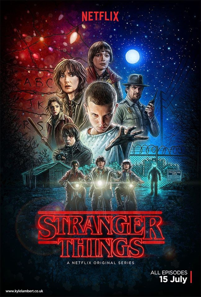 'Stranger Things' is an eight-episode thriller airing at Netflix.