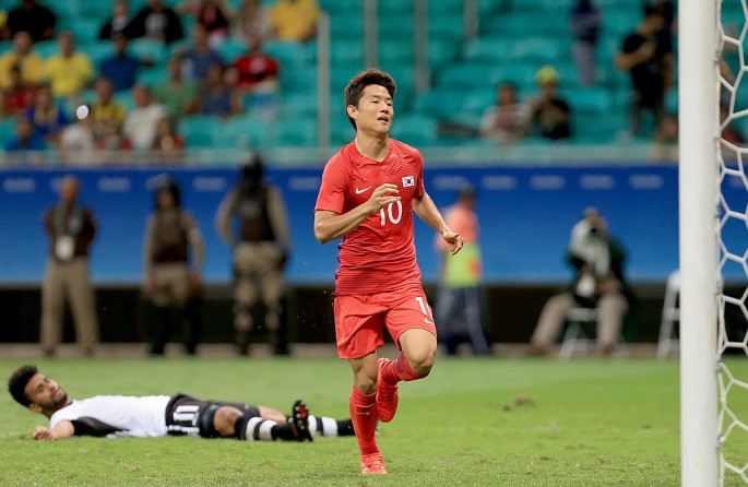 South Korea forward Ryu Seung-woo.