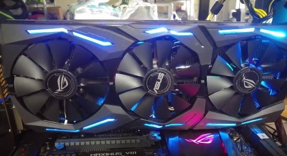 ASUS ROG Strix RX 480, not the RX 460, glows blue