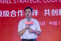 Jeff Zhang, who is also president of Alibaba Group's China Retail Markeplaces, speaks during the Tmall Apparel Strategic Cooperation Conference in Hangzhou, Zhejiang Province, last year.