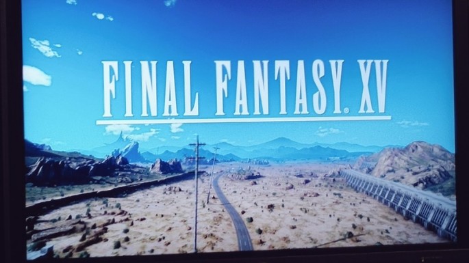 A preview of the "Final Fantasy XV" during Square Enix's event at Nagoya.