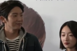 South Korean actor Lee Joon Gi and Chinese actress Zhou Dongyu attend the press conference for the movie 