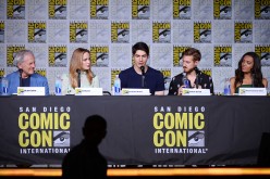 Victor Garber, Caity Lotz, Brandon Routh, Arthur Darvill and Maisie Richardson-Sellers attend DC's 'Legends Of Tomorrow' Special Video Presentation and Q&A during Comic-Con International 2016.  