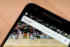  The Google logo is displayed on the new Nexus 5X phone during a Google media event on September 29, 2015 in San Francisco, California.
