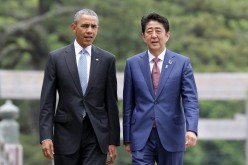 Obama and Abe.