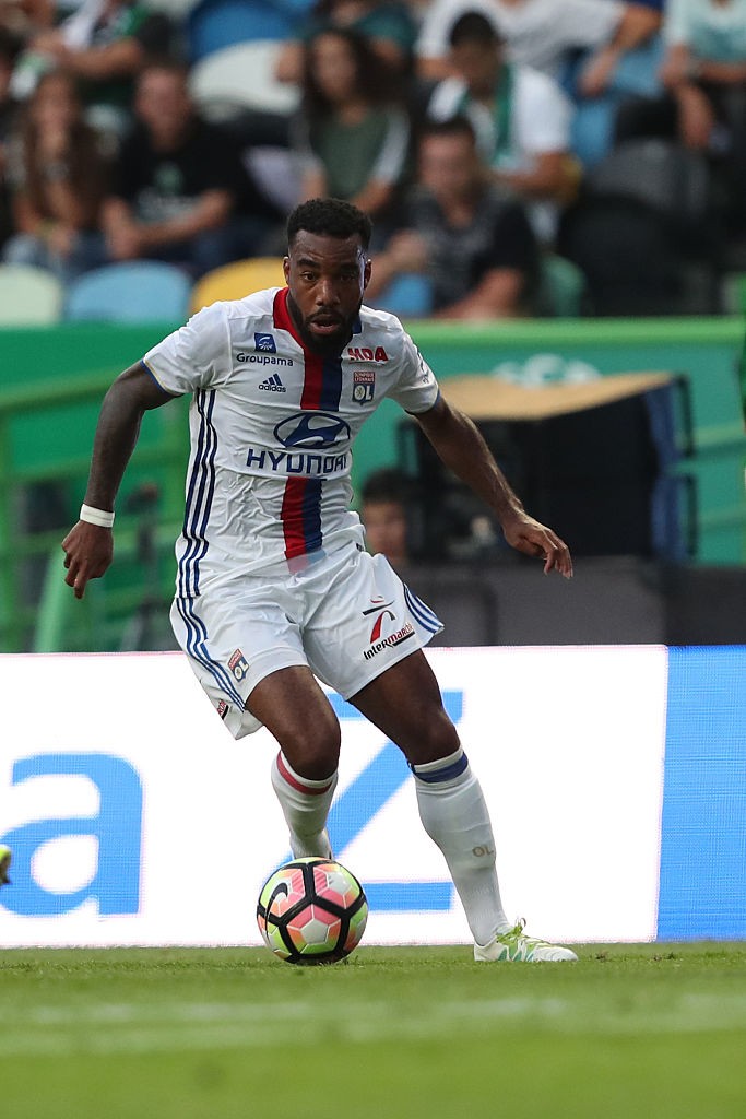 Lyon striker Alexandre Lacazette.