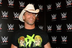 Shawn Michaels appears at a news conference announcing the WWE Network at the 2014 International CES.