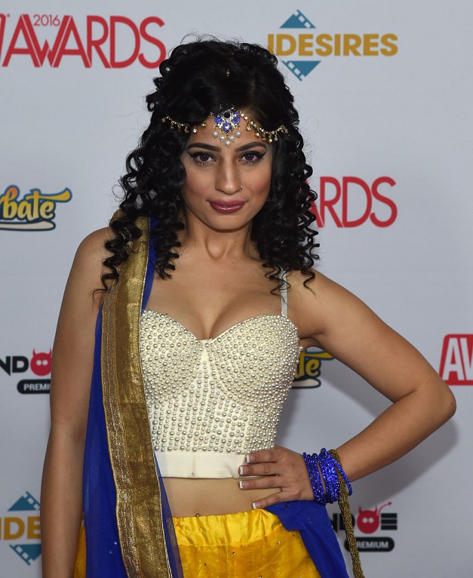Adult film actress Nadia Ali attends the 2016 Adult Video News Awards at the Hard Rock Hotel & Casino on January 23, 2016 in Las Vegas, Nevada. 