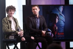 Art Parkinson and Travis Knight discuss 'Kubo and the Two Strings' at AOL HQ on August 17, 2016 in New York City.  