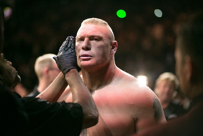 WWE star Brock Lesnar has issued an open challenge to UFC's Conor McGregor to get in the WWE ring. 