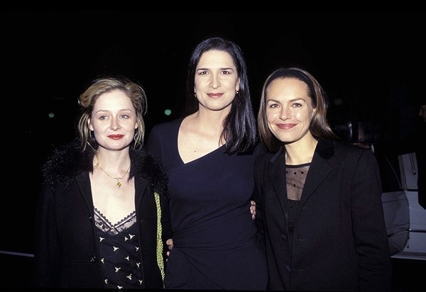 Miranda Otto, Pamela Rabe and Samantha Lang attend the movie premiere of the drama film 'The Well,' which competed for Palme d'Or at the Cannes Film Festival in 1997.