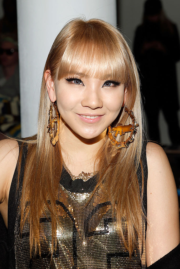 2NE1 singer CL attends the Jeremy Scott fall 2013 fashion show during MADE fashion week held in New York City.